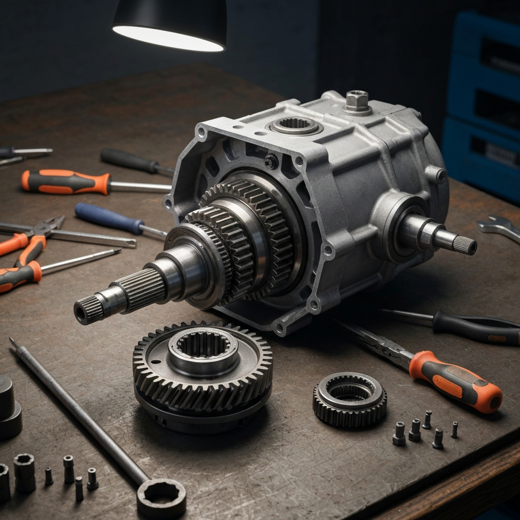 Forklift transmission parts analyzed