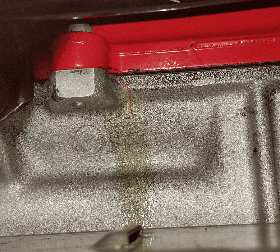 Overheating Cause a Cylinder Head to Crack
