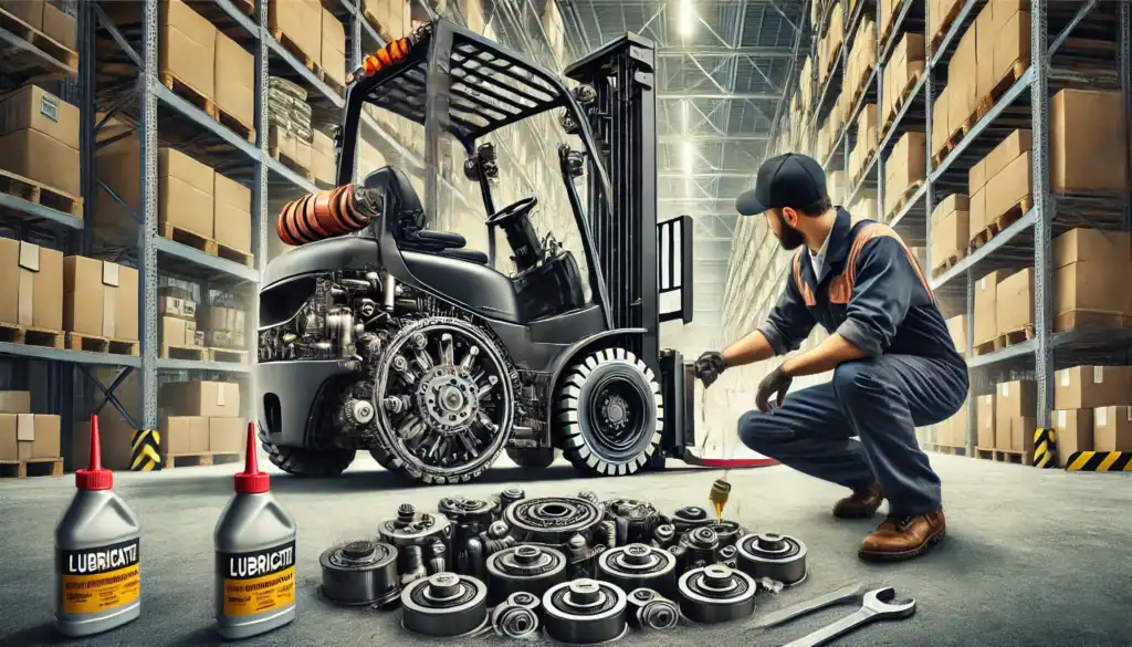 Importance of Proper Forklift Lubrication