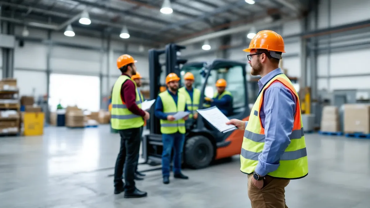 Forklift operator recertification training class — Upright Forklift, Houston TX