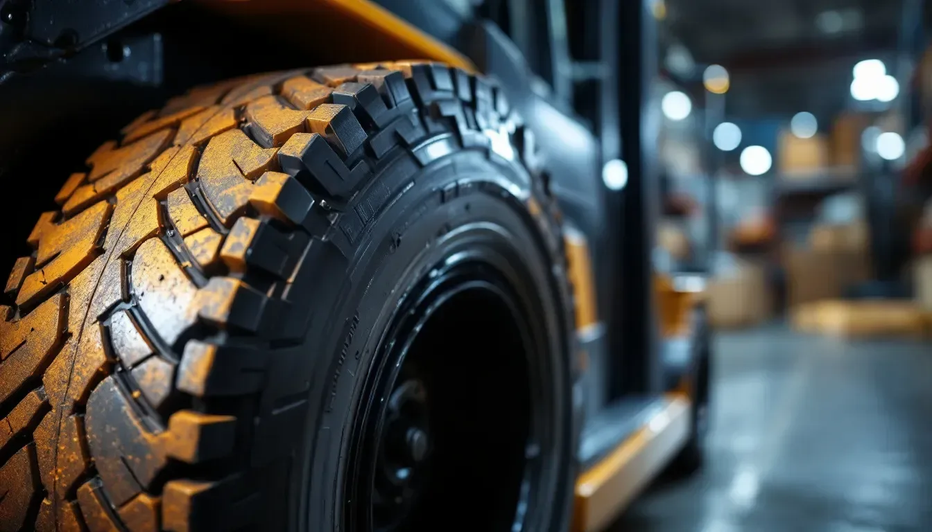 Forklift Tire Replacement Houston — Upright Forklift, Houston TX
